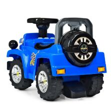 Дитяча каталка-толокар Bambi HZ 553-4 Джип синій**