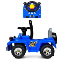 Дитяча каталка-толокар Bambi HZ 553-4 Джип синій**