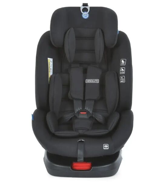 Автокрісло дитяче EL CAMINO Absolute ME 1079 Royal Total Blac група 0+1,2,3 система isofix льон чорний