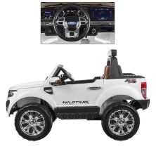 Дитячий електромобіль Ford Ranger M 3573EBLR-1 з м'яким сидінням білий**