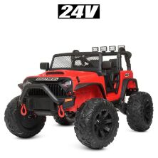 Дитячий двомісний електромобіль машина джип квадроцикл баггі M 4553EBLR-3(24V) червоний**