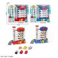 Дитячий ігровий набір Гараж Паркінг Парковка 3006 П'ятирівневий Автопаркінг з машинками / 2 кольори