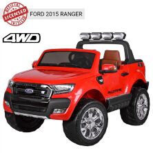 Дитячий електромобіль Ford Ranger M 3573EBLR-3 з м'яким сидінням червоний**