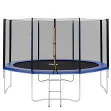 Спортивний батут Profi MS 0822 діаметр 366 см c сіткою і сходами на пружинах**