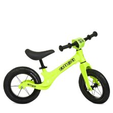 Дитячий беговел велобіг від PROFI KIDS SMG1205A-3 надувні колеса 12 дюймів / магнієва рами / колір салатовий