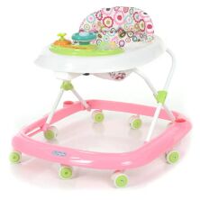 Дитячі ходунки для дівчинки EL CAMINO ME 1049 HAPPY Pink з музичної ігровою панеллю / колір рожевий**