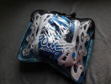 Ролики дитячі розсувні розмір L (39-42) 8000 PVC Блакитні — Білі