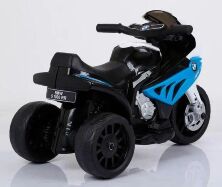 Дитячий електромобіль мотоцикл трицикл JT5188L-4 синьо-білий **