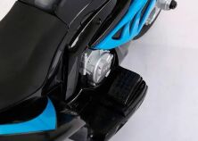 Дитячий електромобіль мотоцикл трицикл JT5188L-4 синьо-білий **