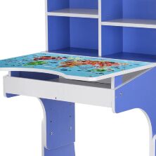 Дитяча парта растишка зі стільчиком Bambi B 2071-45-7 Географія синя**