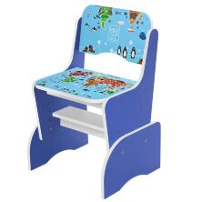 Дитяча парта растишка зі стільчиком Bambi B 2071-45-7 Географія синя**