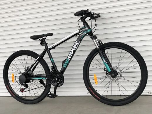 Велосипед гірський спортивний S200 HAMMER колеса 29 дюймів рама алюміній чорно-синій