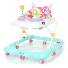 Дитячі ходунки для дівчинки EL CAMINO ME 1088 Unicorn з музичної ігровою панеллю / лілово-малинові**