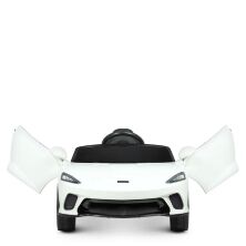 Дитячий одномісний електромобіль Легкова Машина McLaren M 4638EBLR-1 з шкіряним сидінням. Білий**