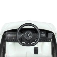Дитячий одномісний електромобіль Легкова Машина McLaren M 4638EBLR-1 з шкіряним сидінням. Білий**
