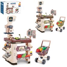 Дитячий ігровий набір супермаркет МАГАЗИН великий 668-109-10 Прилавок з аксесуарами / 60 предметів / 2 кольори*