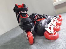 Дитячі Ролики Best Rolllers Чорні — Червоні 9031 Розмір "M" 35-38