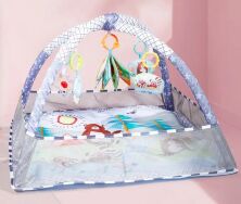 Дитячий ігровий килимок-манеж BY-A186-187-188 з підвісками 3 види.