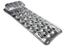 Надувний матрац для плавання INTEX 58894 "Стакан" з підголовником сталевий колір