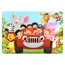 Дитячий столик зі стільчиком Bambi A19-CA Мультик салатовий складаний**