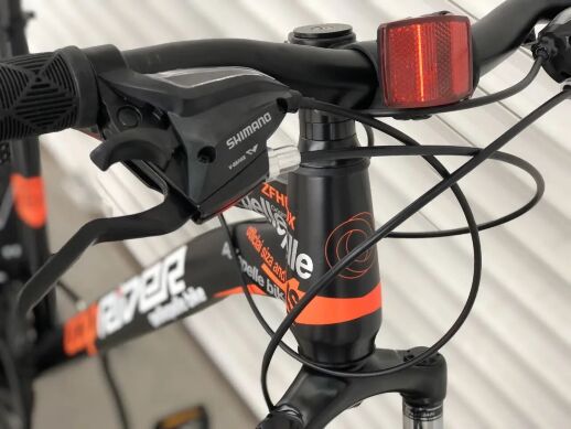 Велосипед гірський спортивний S200 HAMMER колеса 29 дюймів рама алюміній чорно-синій