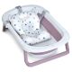 Дитяча складна ванна для купання 77.5 см EL CAMINO ME1151 PLUS Lilac  на ніжках зі зливом та вкладишем рожева