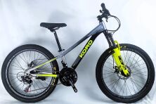Спортивний алюмінієвий велосипед Corso "Kord" 24 дюйми KD-85009 Shimano 21 швидкість