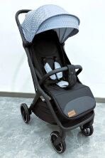 Дитяча прогулянкова алюмінієва коляска "JOY" Willow WL-65035 з телескопічною ручкою блакитна