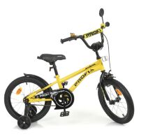 Велосипед дитячий двоколісний PROFI Y16214 Shark 16 дюймів жовтий**