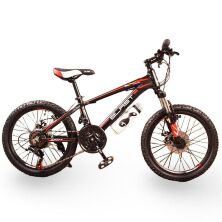 Підлітковий велосипед колеса 24 дюймів S300 BLAST-БЛАСТ Чорно-Червоний