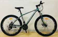 Спортивний Гірський алюмінієвий велосипед 27.5д CORSO «QUANTUM» QTM-27759 Shimano 21 швидкість/зелений