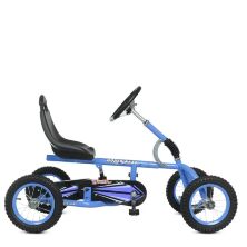 Дитячий педальний карт надувні колеса Bambi M 1697-12 синій**