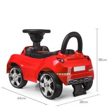 Дитяча каталка-толокар Bambi HZ 603-3 червоний
