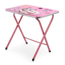 Дитячий столик зі стільчиком Bambi A19-CT Кошенята рожевий складаний**