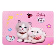 Дитячий столик зі стільчиком Bambi A19-CT Кошенята рожевий складаний**