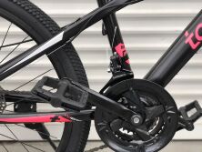 Велосипед спортивний TopRider 611 колеса 24 дюймів / Shimano / сталева рама / колір рожевий