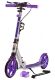 Двоколісний дитячий самокат Maraton RIDER з ручним гальмом та амортизатором, фіолетовий для дівчинки