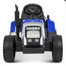 Дитячий одномісний електромобіль-Трактор M 4478EBLR-4 на EVA колесах / шкіряне сидіння / синій