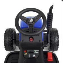 Дитячий одномісний електромобіль-Трактор M 4478EBLR-4 на EVA колесах / шкіряне сидіння / синій