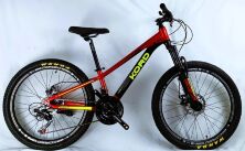 Спортивний алюмінієвий велосипед Corso "Kord" 24 дюйми KD-74012 Shimano 21 швидкість