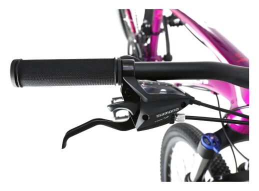 Спортивний Гірський алюмінієвий велосипед 26д Crosser P6-2 з дисковими гальмами Shimano/для дівчаток Фіолетовий