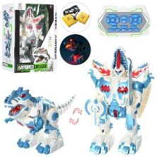 Інтерактивна іграшка Динозавр 6028 музика звук, світло ходить їздить на радіокеруванні 2 кольори