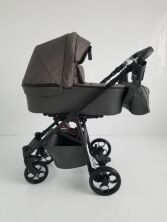 Універсальна дитяча коляска трансформер E M M I з модульною системою 2в1 / сіра