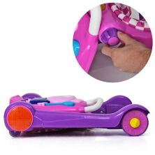 Дитячі ходунки BAMBI BQ308-8 "Свинка Пеппа" для дівчинки зі світловими ефектами / рожеві