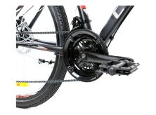 Спортивний Гірський алюмінієвий велосипед 26д Crosser Rally з дисковими гальмами/Shimano Tourney/ чорно-синій