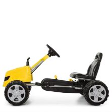 Дитячий педальний карт на Єва колесах Bambi M 4118-6 жовтий**