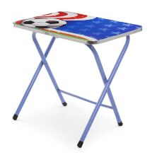 Дитячий столик зі стільчиком Bambi A19-FB Футбол синій складаний**
