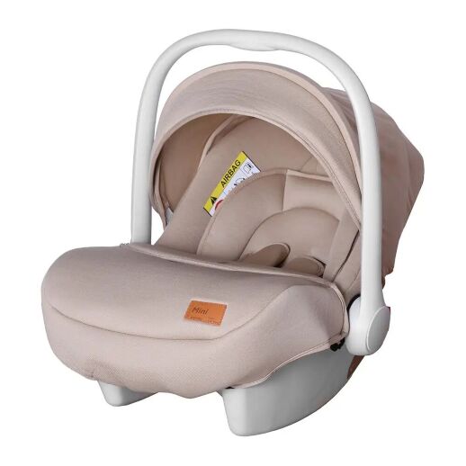 Автокрісло дитяче CARRELLO Mini CRL-11801/1 Melange Beige група 0+ бежева з ручкою перенесенням