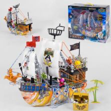 Іграшка для хлопчиків Корабель піратів 50838H з гарматою і пальмою