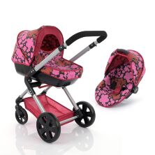 Коляска дитяча для ляльок HAUCK D-89650 демісезонна прогулянкова з багажної кошиком і люлькою перенесенням